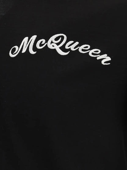 Alexander McQueen Logo Embroidered T-Shirt