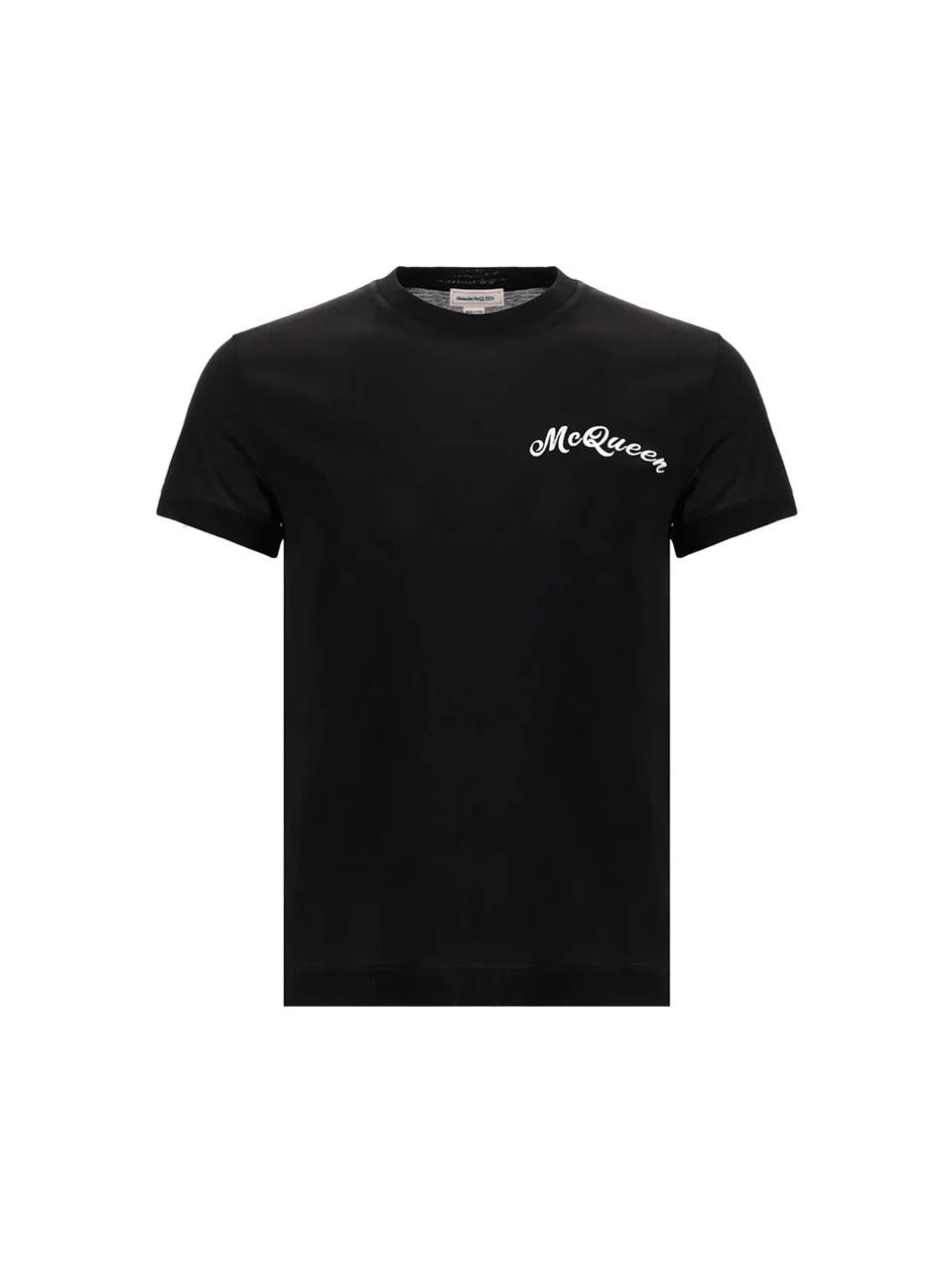 Alexander McQueen Logo Embroidered T-Shirt