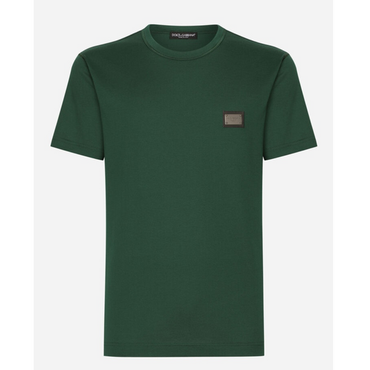 logo-tag cotton T-shirt