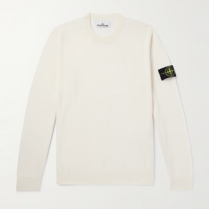 Wool sweater White