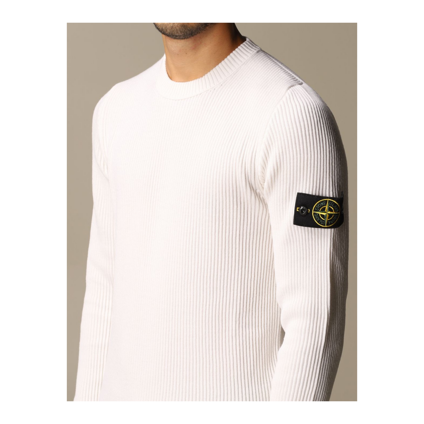Wool sweater White