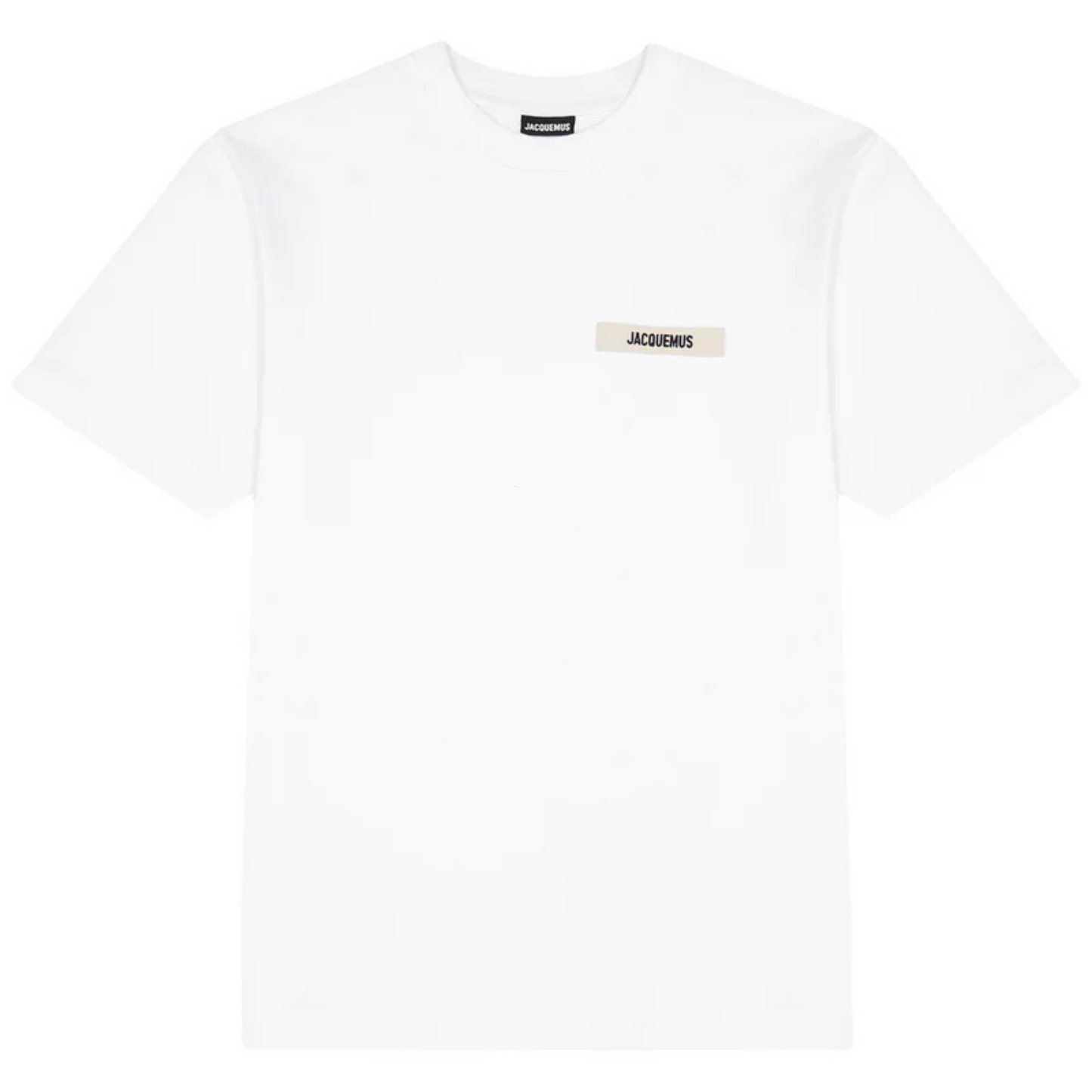 Jacquemus The Gros Grain Logo T Shirt White