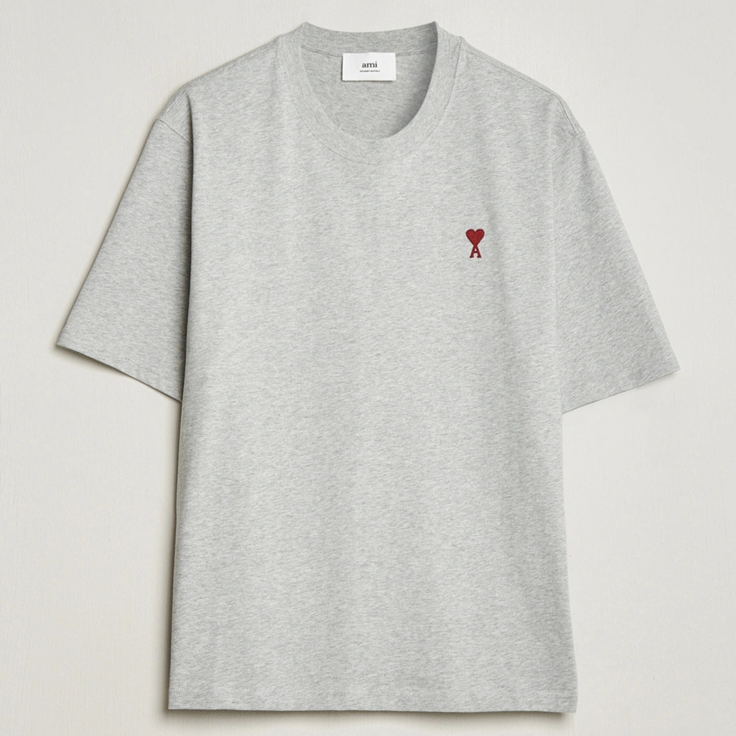 Heart Logo T-Shirt Heather Grey