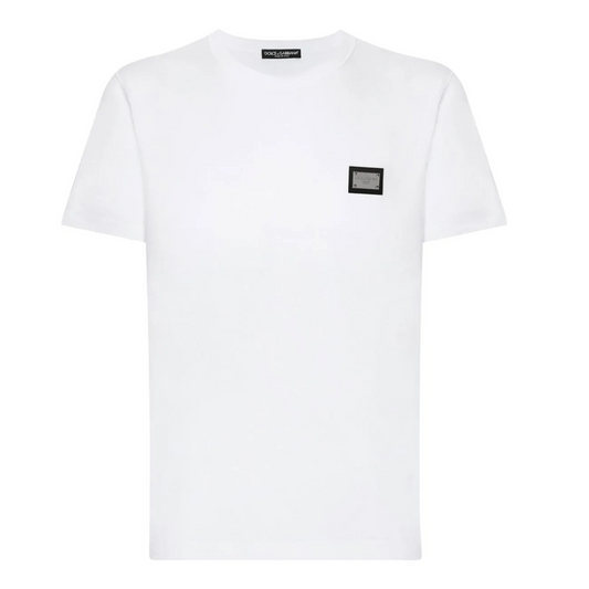 logo-tag cotton T-shirt