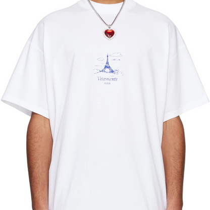 VETEMENTS 'Paris' Regular Tee
