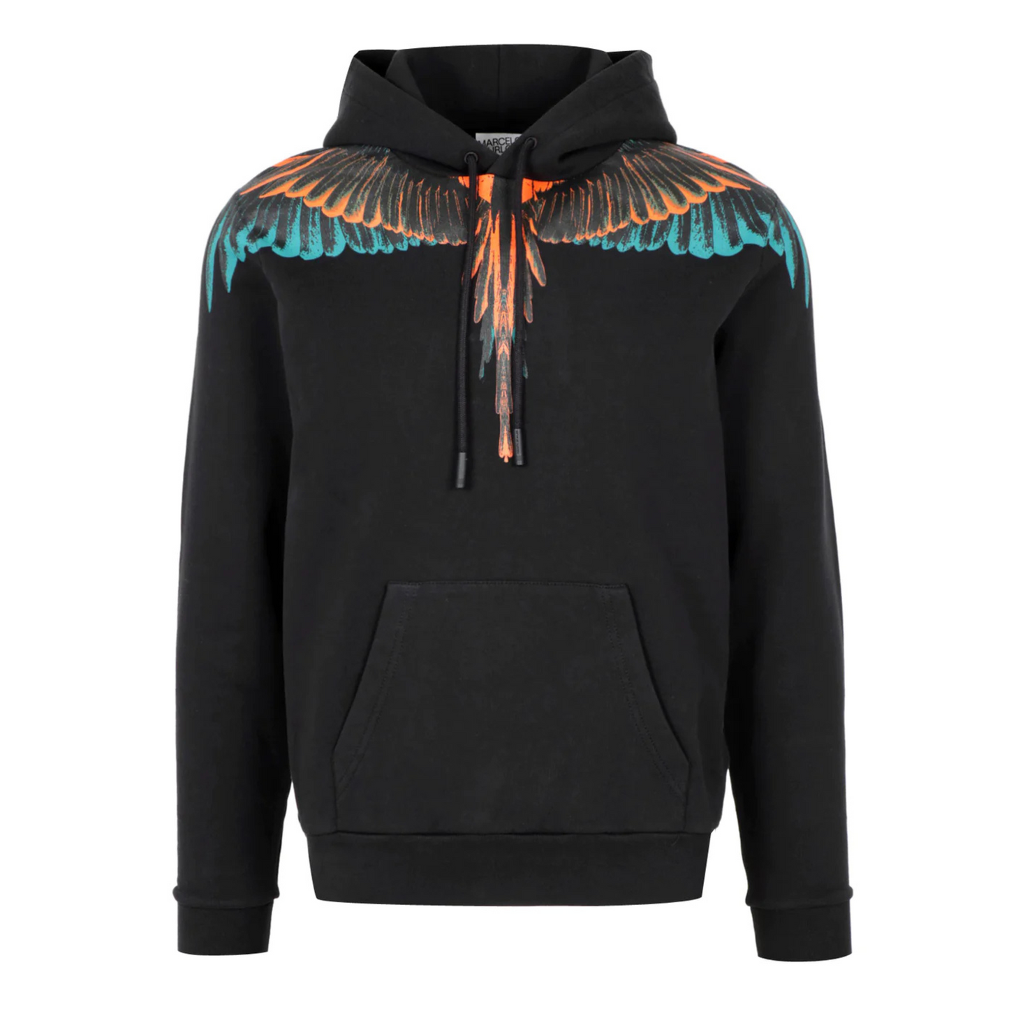 Icon Wings Hoodie Black orange
