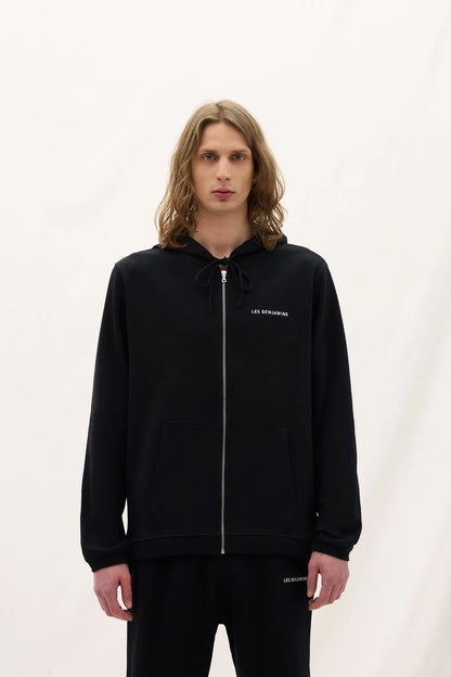 Zip Hoodie Black