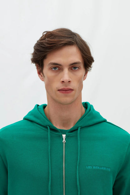 Zip Hoodie Green